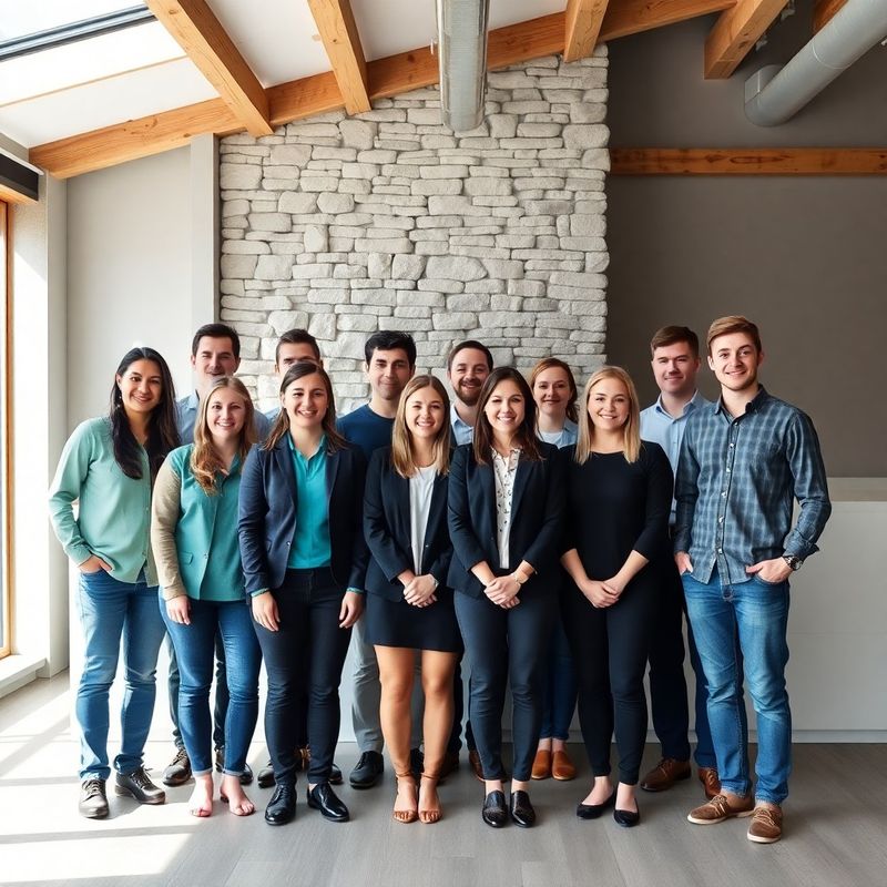 Sterling Partners team in a bright Slovenian office